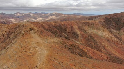 desert mountains with beautiful shapes and colors