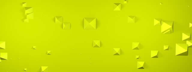 Abstract pyramid geometric concept background