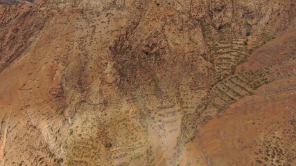 desert mountains with beautiful shapes and colors