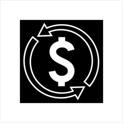 Money Change Icon, Currency Change Icon