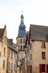 Sarlat-la-Canéda. Clocher de la cathédrale Saint-Sacerdos. Dordogne. Nouvelle-Aquitaine	