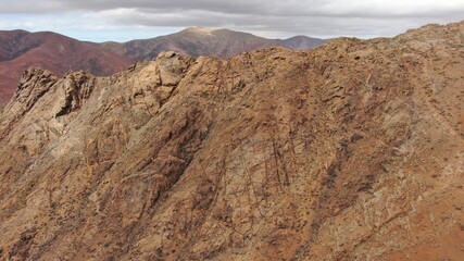 desert mountains with beautiful shapes and colors
