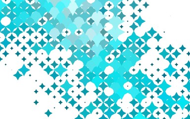 Light BLUE vector background with colored stars.