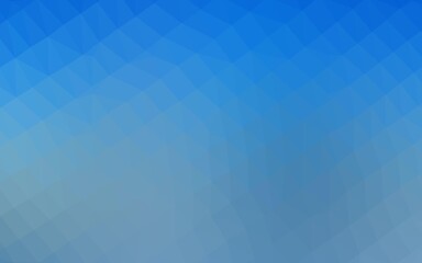 Light BLUE vector polygonal template.