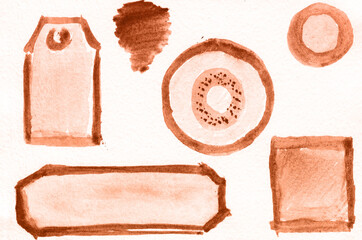 set of kinds of coffee