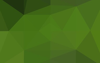 Light Green vector low poly texture.
