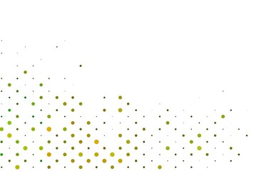 Light Green vector pattern with spheres.