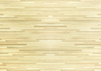 Hardwood maple basketball court floor viewed from above. - 386122995