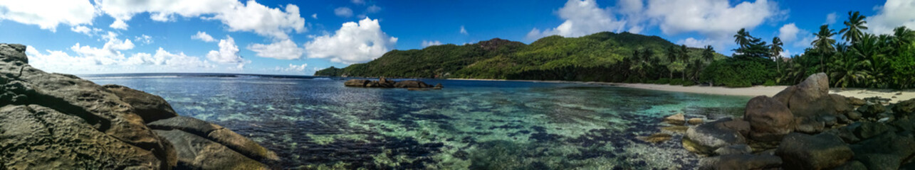 tropical landscape island beach