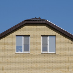 
Details and elements of the facade of the building.
Russian architecture, background image for web...