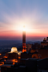 Mardin old town at sunset - Mardin, Turkey