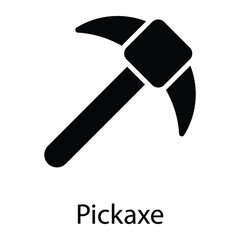 pick axe vector icon