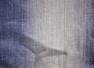 Close up blue jeans background and texture - 386131921