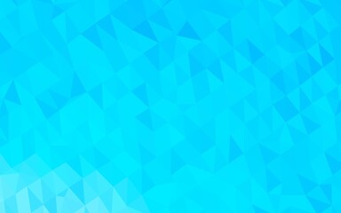 Fototapeta premium Light BLUE vector abstract mosaic background.