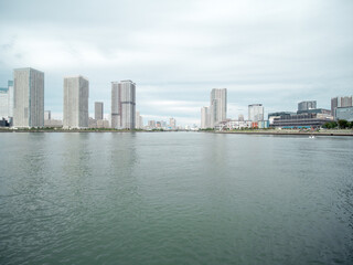 Fototapeta na wymiar 東京　豊洲の風景