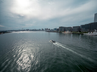 東京　豊洲大橋からの風景
