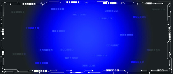 Digital electronic technology world Virtual business idea (the center area can put text)