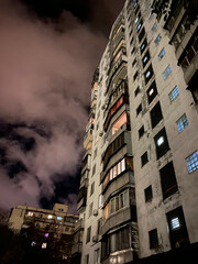 High-rise old houses in Kiev.