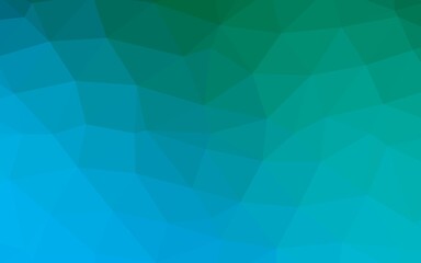 Light Blue, Green vector polygonal pattern.
