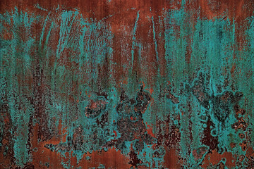 colorful rusty metal grunge background