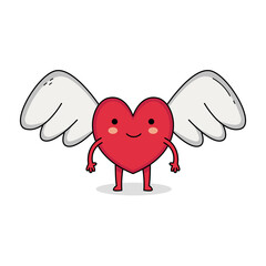 Cute love cartoon character