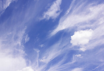 sky background with white clouds. - 386137343