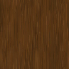 Dark brown hand-painted wood texture. for games, backgrounds and illustrations.