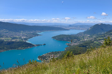 Lac d'Annecy depuis le col de la Forclaz