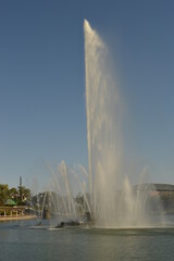 Fototapeta premium The riverside and architecture in Oklahoma City in the Midlands, United States