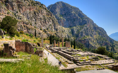 Sanctuaire d'Apollon &agrave; Delphes, Gr&egrave;ce