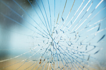 Broken glass for background pattern