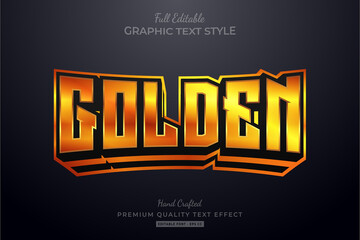 Golden Glow Editable Premium Text Style Effect