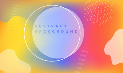 Abstract Gradient Colorful Vector Background For Your Design. Vector illustration
