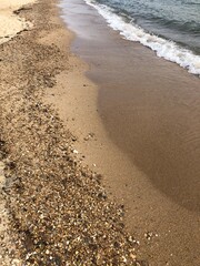 The beach of lake Baikal