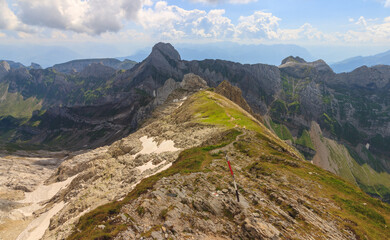 Fototapeta premium Mountains in Appenzeller Alps, Swiss Alps