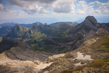 Plakat Mountains in Appenzeller Alps, Swiss Alps