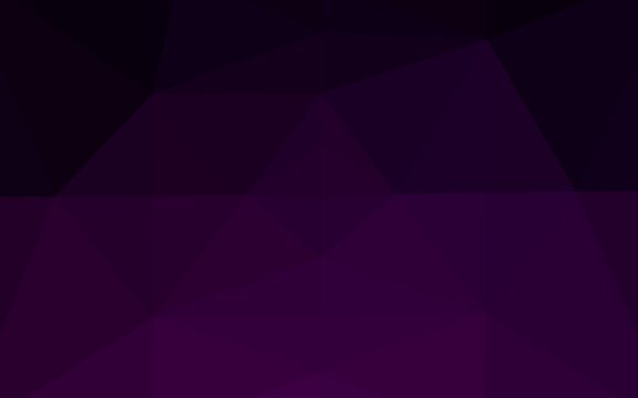 Dark Purple vector polygonal template. © Dmitry