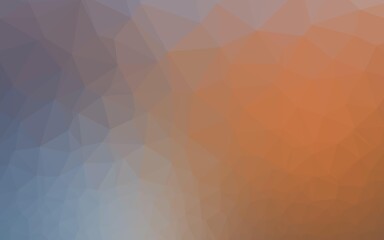 Light Blue, Yellow vector triangle mosaic cover.