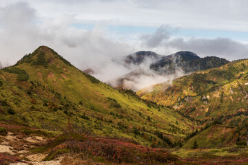 紅葉の山田峠