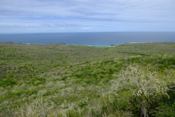 Obraz premium Ecuador Galapagos Islands - San Cristobal Island Viewpoint at Beach Puerto Chino