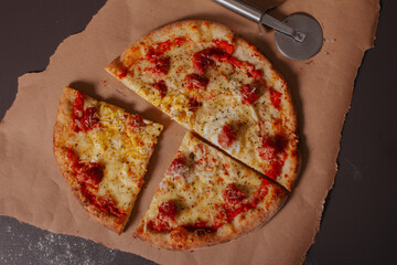 tasty handmade pizza 