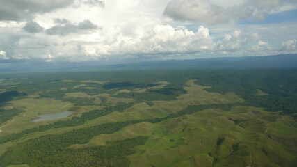 Naklejka premium Sentani City is a village in Sentani District, Jayapura Regency, Papua, Indonesia.