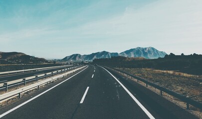 Highway in Spain