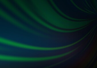 Dark Green vector abstract blurred pattern.