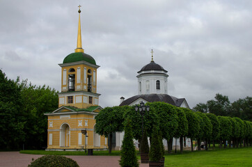 View of the Cathedral in the museum-estate Kuskovo Moscow