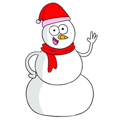 Snowman makes kids happy this holiday.