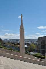 Obraz premium architecture houses attractions panorama skyline statues doa old buildings travel walk