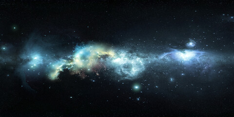 Naklejka na ściany i meble space background starry sky with beautiful nebulae