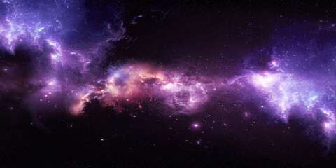 space background starry sky with beautiful nebulae