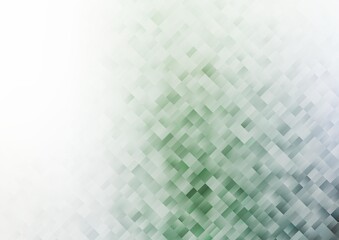 Light Green vector pattern in square style.